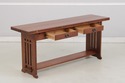 75132: STICKLEY Mission Oak Flip Top Harvest Conso