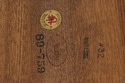 75146: STICKLEY Spindle Side Glass Top Coffee Tabl