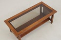 75146: STICKLEY Spindle Side Glass Top Coffee Tabl