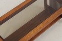 75146: STICKLEY Spindle Side Glass Top Coffee Tabl