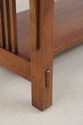 75146: STICKLEY Spindle Side Glass Top Coffee Tabl