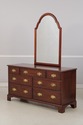 F75193: HENKEL HARRIS Cherry Dresser w. Arch Top M