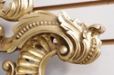75202: Ornate Gold Leaf Giltwood Frame Mirror