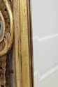 75202: Ornate Gold Leaf Giltwood Frame Mirror