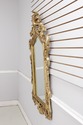 75202: Ornate Gold Leaf Giltwood Frame Mirror