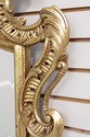 75202: Ornate Gold Leaf Giltwood Frame Mirror