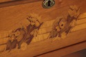 75211: Pair of Napoleonic Italian Inlaid Walnut Ni