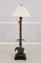 F75248: Elephant Motif Polychrome Painted Finish F