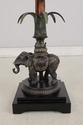 F75248: Elephant Motif Polychrome Painted Finish F