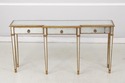 75260: JOHN RICHARD Mirrored 3 Drawer Hollywood Re