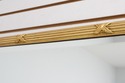 75262: Regency Style Gold Framed Beveled Glass Mir