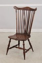 L75319: Set Of 6 Vintage Oak English Windsor Dinin