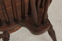 L75319: Set Of 6 Vintage Oak English Windsor Dinin