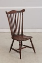 L75319: Set Of 6 Vintage Oak English Windsor Dinin