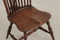 L75319: Set Of 6 Vintage Oak English Windsor Dinin