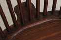 L75319: Set Of 6 Vintage Oak English Windsor Dinin