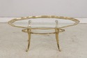 75327: LABARGE 2 Piece Brass Hollywood Regency Cof