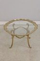75327: LABARGE 2 Piece Brass Hollywood Regency Cof