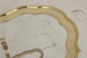 75327: LABARGE 2 Piece Brass Hollywood Regency Cof