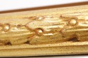 75379: Large Italian Gold Finish Horizontal Sidebo