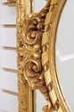 75379: Large Italian Gold Finish Horizontal Sidebo