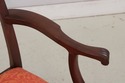 75386: Vintage Carved Mahogany Triple Back Settee 
