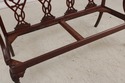 75386: Vintage Carved Mahogany Triple Back Settee 