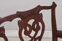 75386: Vintage Carved Mahogany Triple Back Settee 