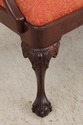75386: Vintage Carved Mahogany Triple Back Settee 