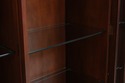 L75399: BAKER Clawfoot Walnut 2 Piece China Cabine