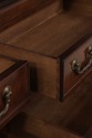 L75399: BAKER Clawfoot Walnut 2 Piece China Cabine