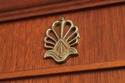 75406: KINDEL Regency Mahogany Pediment Top Wall M