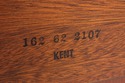 75406: KINDEL Regency Mahogany Pediment Top Wall M