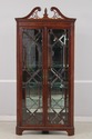75414: KARGES Chippendale Beveled Glass Mahogany C