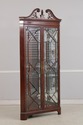 75414: KARGES Chippendale Beveled Glass Mahogany C