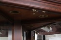 75414: KARGES Chippendale Beveled Glass Mahogany C