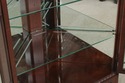 75414: KARGES Chippendale Beveled Glass Mahogany C