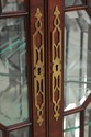 75414: KARGES Chippendale Beveled Glass Mahogany C