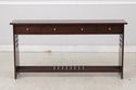 75418: STICKLEY Cherry Arts & Crafts Console Sofa 