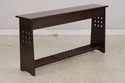75418: STICKLEY Cherry Arts & Crafts Console Sofa 