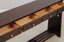 75418: STICKLEY Cherry Arts & Crafts Console Sofa 