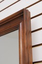 75463: HENKEL HARRIS Walnut Fairfax Wall Mirror