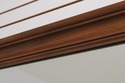75463: HENKEL HARRIS Walnut Fairfax Wall Mirror