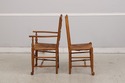 LF75514: Set of 6 STICKLEY Spindle Back Rush Seat 