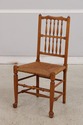 LF75514: Set of 6 STICKLEY Spindle Back Rush Seat 
