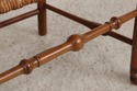 LF75514: Set of 6 STICKLEY Spindle Back Rush Seat 