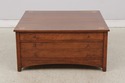 75524: STICKLEY Harvey Ellis Square Oak Cocktail T