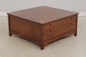 75524: STICKLEY Harvey Ellis Square Oak Cocktail T