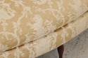 74166: SOUTHWOOD Gold Damask Camelback Sofa