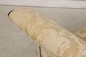 74166: SOUTHWOOD Gold Damask Camelback Sofa